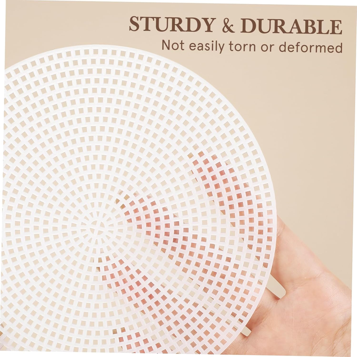 KAILIKETIY 30Pcs Plastic Mesh Canvas Sheets for Embroidery Crafting and DIY Projects Wear-Resistant Stitch Mesh for Cross Stitch and Yarn Crafting