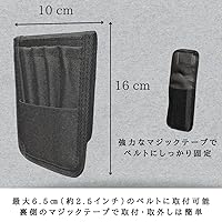 ★フィン。【スマホショルダー／ペンケース】tambourine チャコール iPhone16/16pro対応】 エジュー ajew cadenas zipphone case