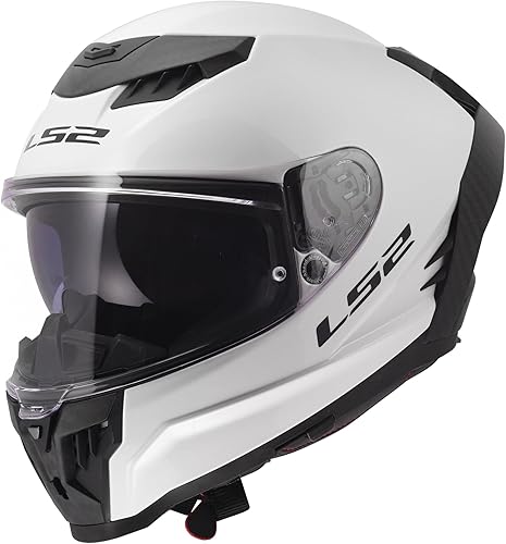 Miniatura 8 de LS2 Helmets Dragon Casco integral de motocicleta de carbono con parasol