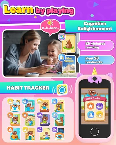 Miniatura 5 de Relojes inteligentes para niños y niñas de 5, 6, 7, 8, 9, 10 años, regalos de Navidad y cumpleaños para niñas de 5, 6, 7, 8, 9