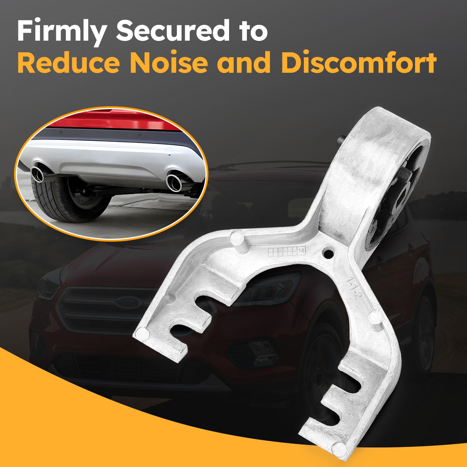 2-Pack Muffler Tailpipe Bracket For Ford Escape 2013-2019 – Replaces OEM Part CV6Z-5K291-K