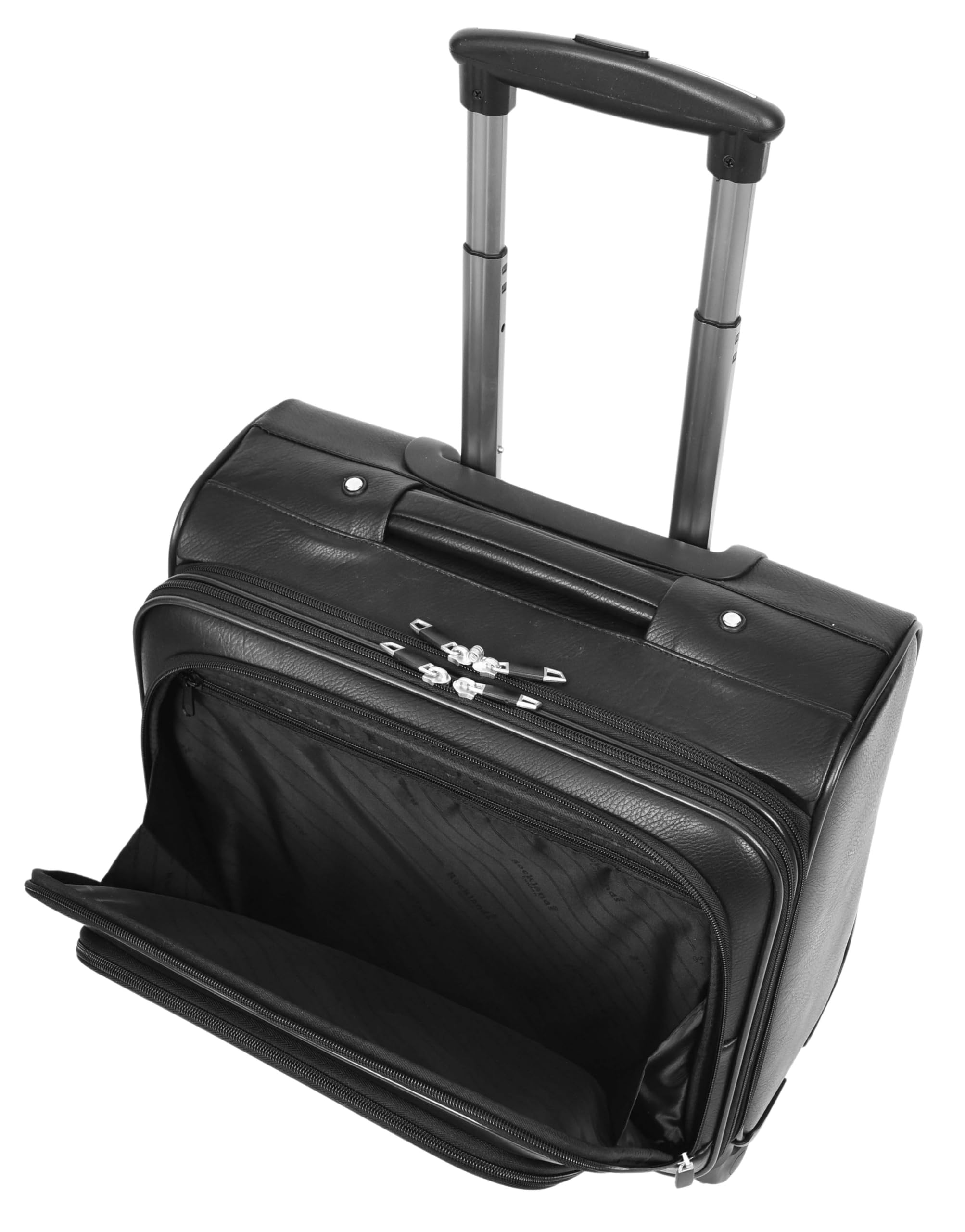 Maleta de viaje para portátil de negocios, maleta de piloto, color negro Denver, Black, L, Estuche Pilot