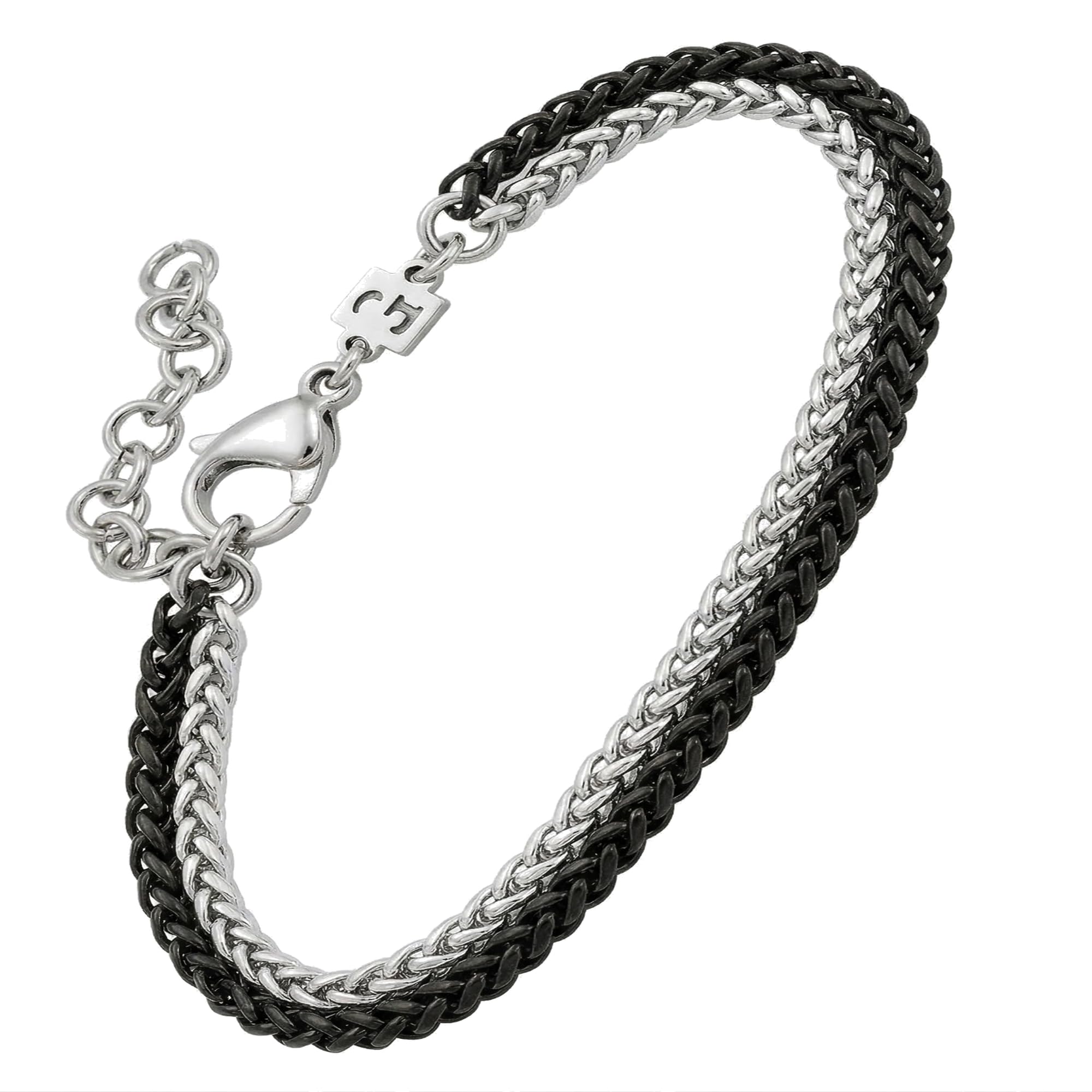 Mens Bracelet - Stainless Steel, Non Tarnish Rope Chain Bracelets, Stylish Gift for Men, Dad, Husband, Boyfriend, Bestfriend