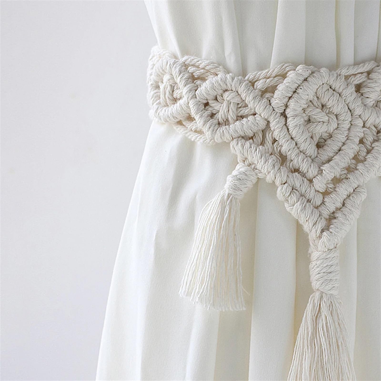 embrasses de Rideaux Curtain Tie Backs with Beadfringe Curtains Acccessories Decorative Rope Decoration for