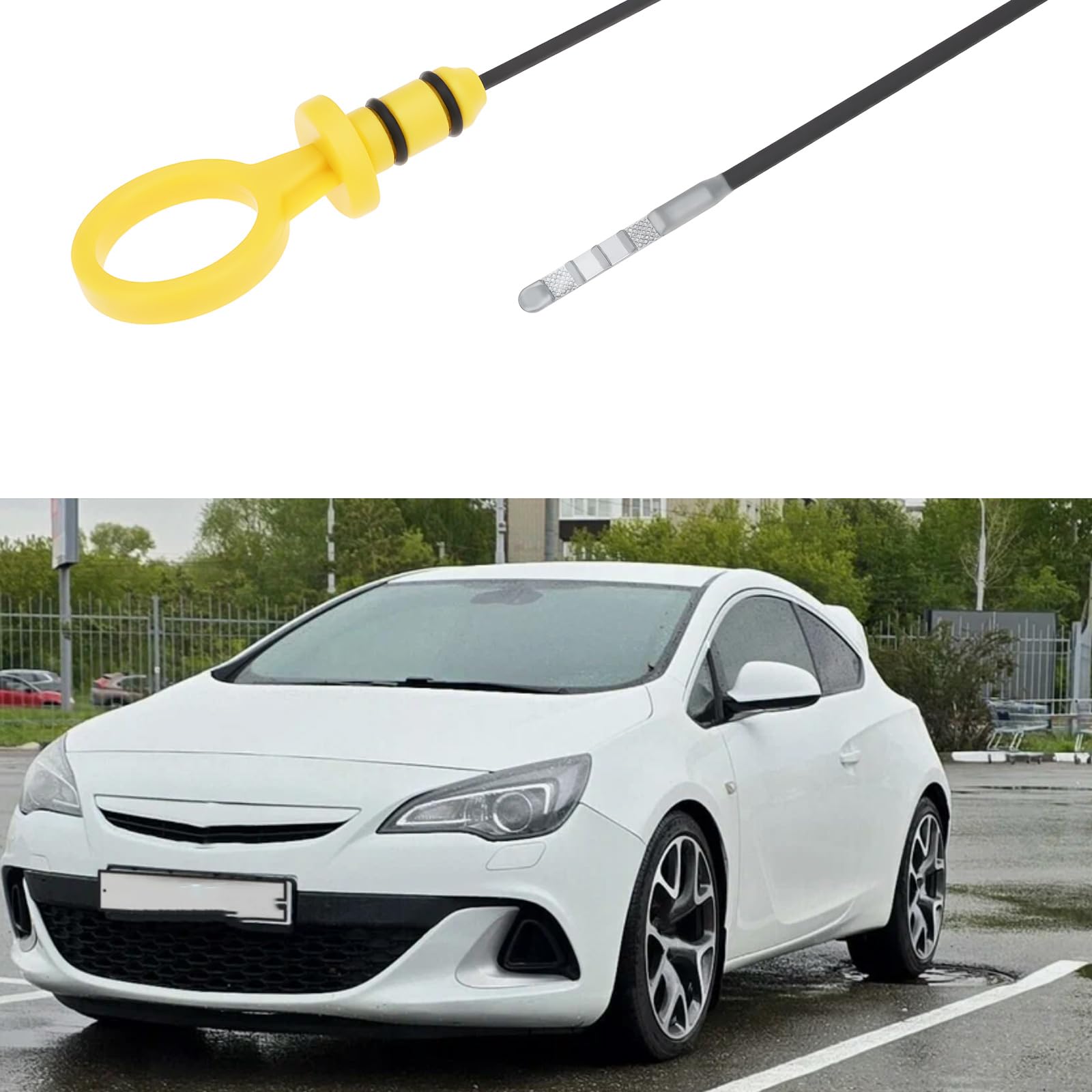 Bagnet poziomu oleju samochodowego 55574244 658149 50,9 cm kompatybilny z modelem Opel Adam Astra J GTC Cascada
