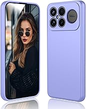Cover per Xiaomi Poco F8 Ultra 5G - Liquido Silicone Custodia Antiurto Protezione Case Sottile e Morbida TPU Bumper con Fodera Microfibra Antigraffio, Viola