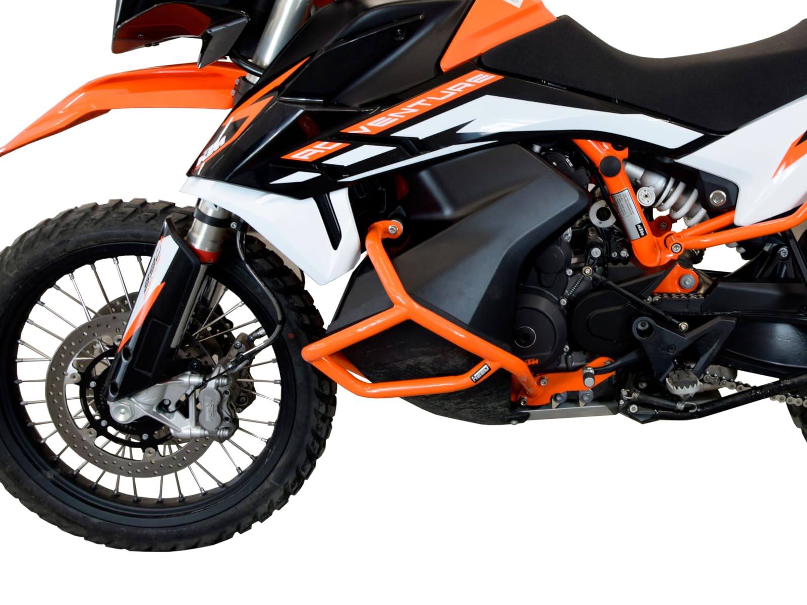 Paramotore HEED per 890 Adventure / 890 Adventure R / 790 Adventure / 790 Adventure R (2019-2022) - inferiore, arancia