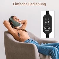 Comfytemp USB Állkapocs és Arc Melegítő Párna - 83x11 cm Puha Fűtőpárna TMJ Fájdalomra és Fogászati Beavatkozás Utáni Regenerálódásra, 3 Hőf 4
