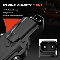 Vista 7 de A-Premium Actuador de cerradura de puerta del conductor compatible con vehículos Ford, Lincoln, Mazda y Mercury - para F-150 F-250 Freestar Mustang