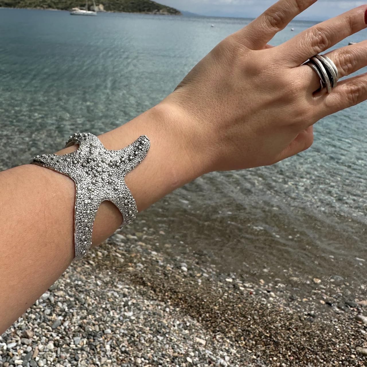 Starfish Bracelet for Women Summer Beach Bracelet Sea Star Ocean Jewelry Shell Vacation Outfits - Image 4