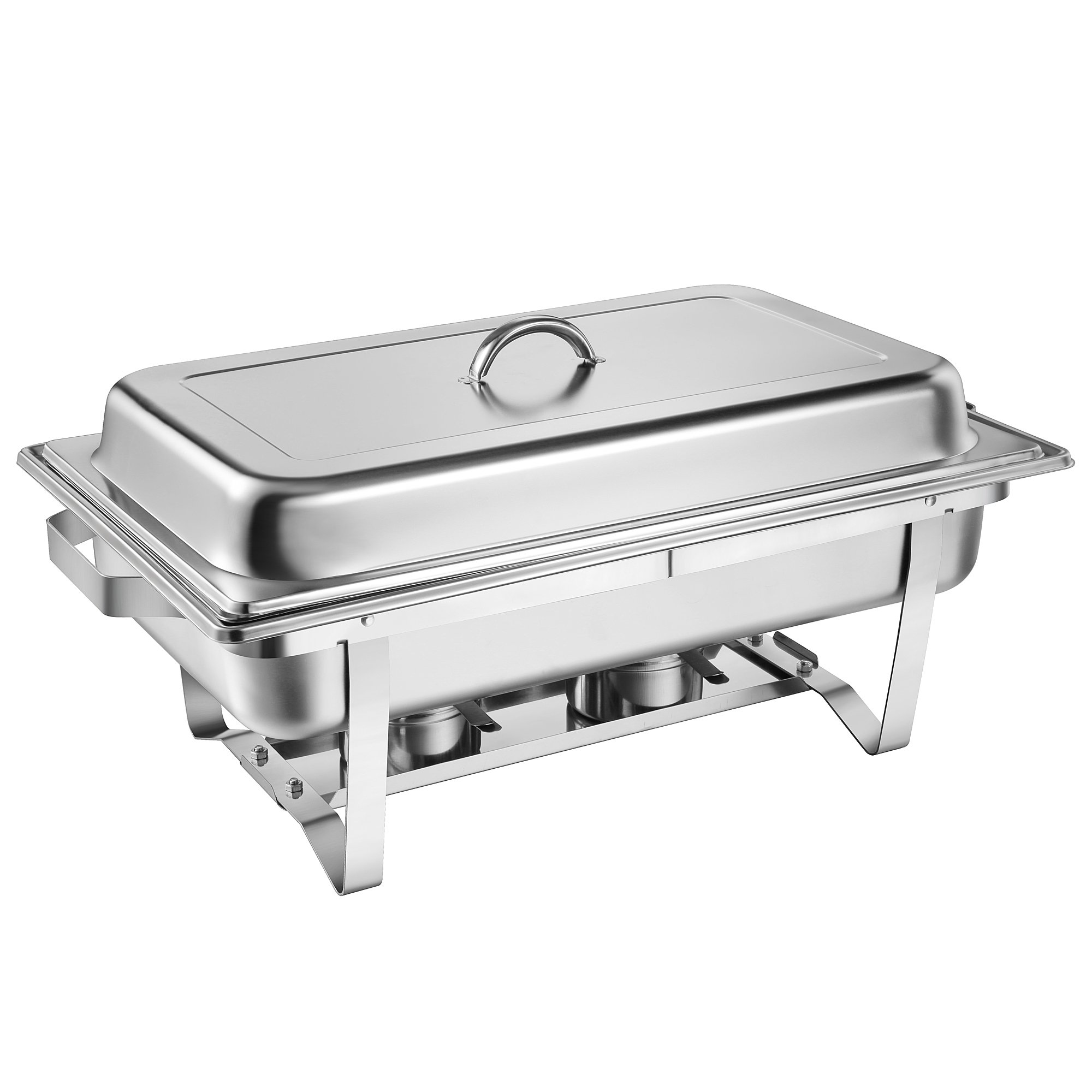 Zelsius Chafing Dish Professional Set Grenoble, 4 x Stainless Steel Warming Containers, 30Piece