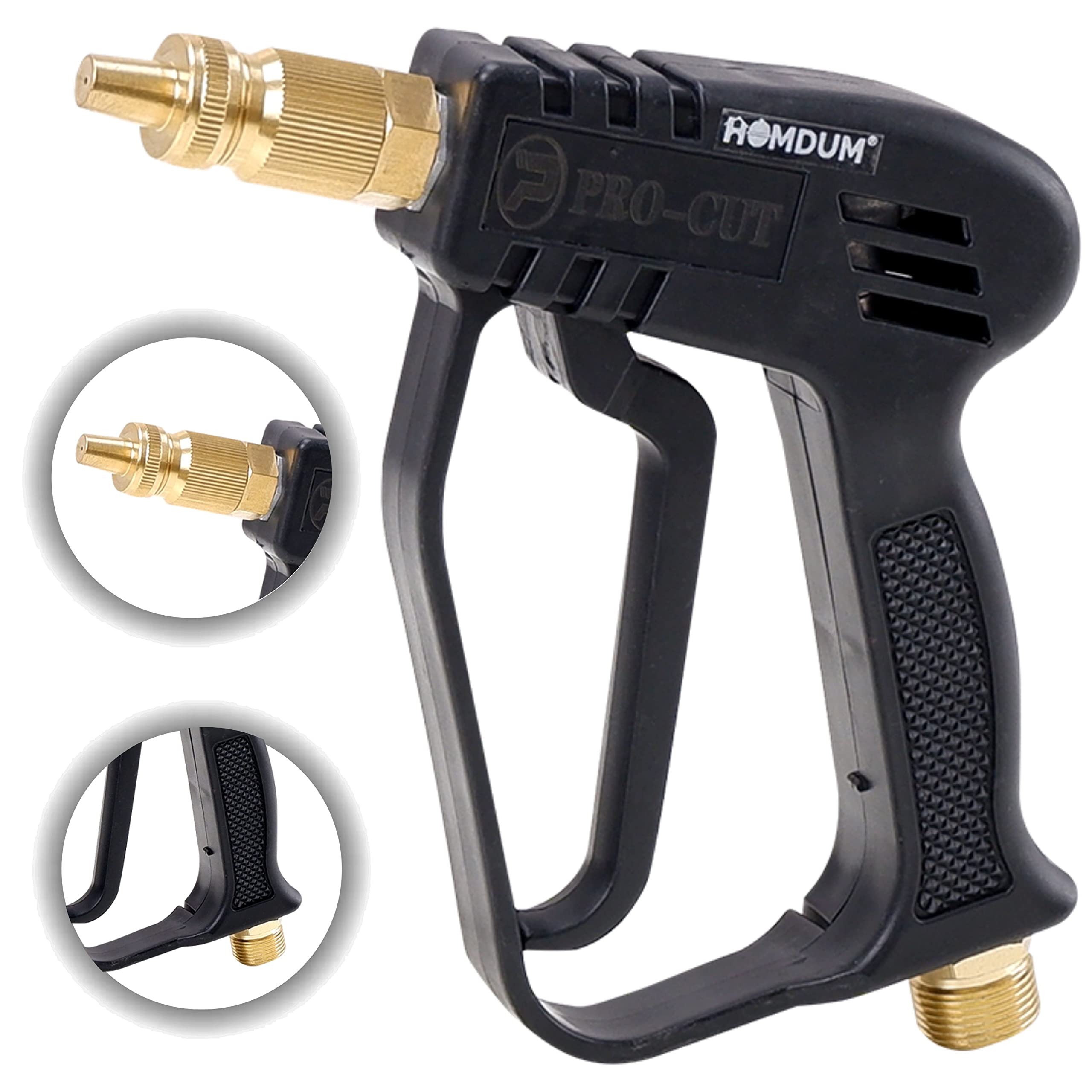 See full amazon price history chart for Homdum High Pressure washer Water Spray Gun procut Brass Hose Nozzle Adjustable Pressure for the car wash Motorbike Cleaning and Gardening Model 137E-1 Homdum High Pressure washer Water Spray Gun procut Brass Hose Nozzle Adjustable Pressure for the car wash Motorbike Cleaning and Gardening Model 137E-1 (B0B56DTP9C) Amazon Price History, Amazon Price Tracker