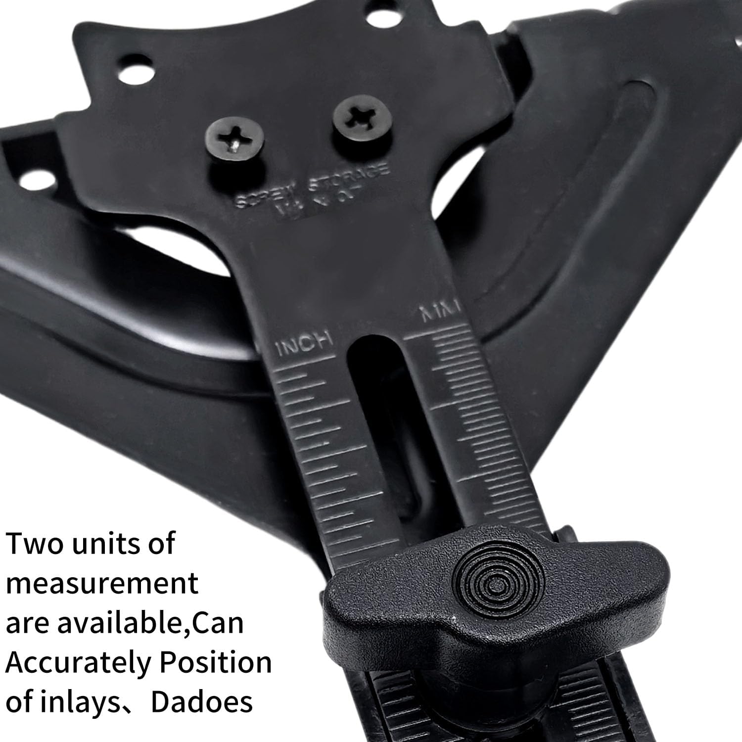 DNP618 Edge Guide for Fixed Base Compact Router, Compatible with DEWALT DCW600B, DWP611, DWP611PK & DNP612 Plunge Base, Fits DW6913 & Porter-Cable 450/451 – Adjustable & Quick Attachment