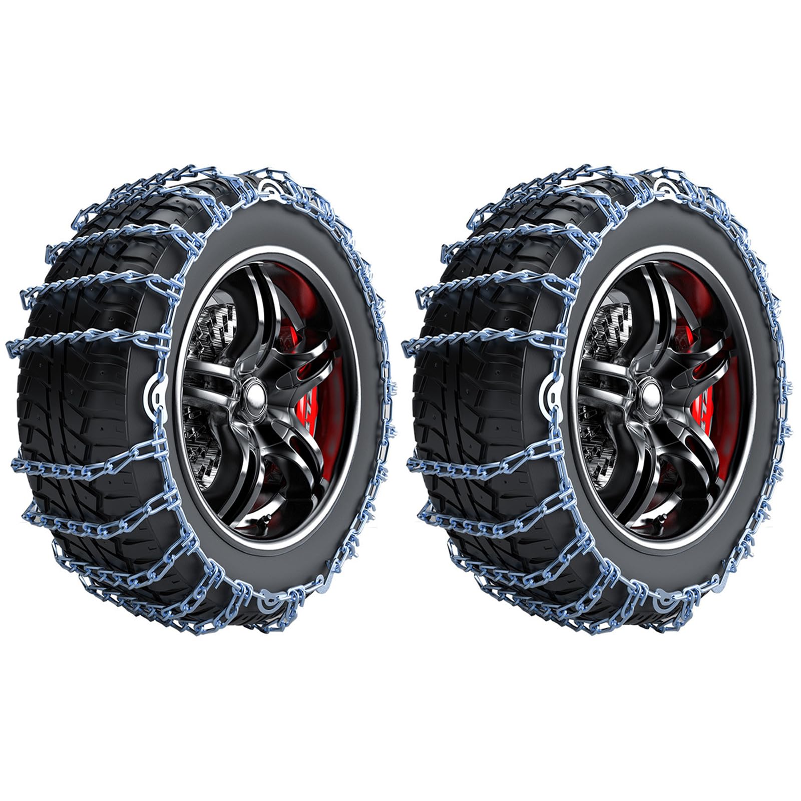 All-Inclusive Snow Chains, Snow Tire Chain, Ice Chains for Tires, Car Snow Chains, Winter Tire Chains, for SUVs/Cars/Trucks 265/100R16