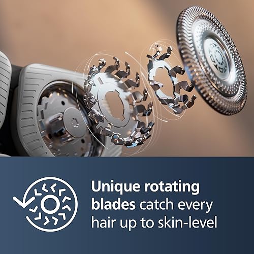 Miniatura 3 de Philips Norelco Shaver Series 9000 Space Grade Edition, afeitadora eléctrica en seco y húmedo, con sistema de afeitado de elevación y corte,