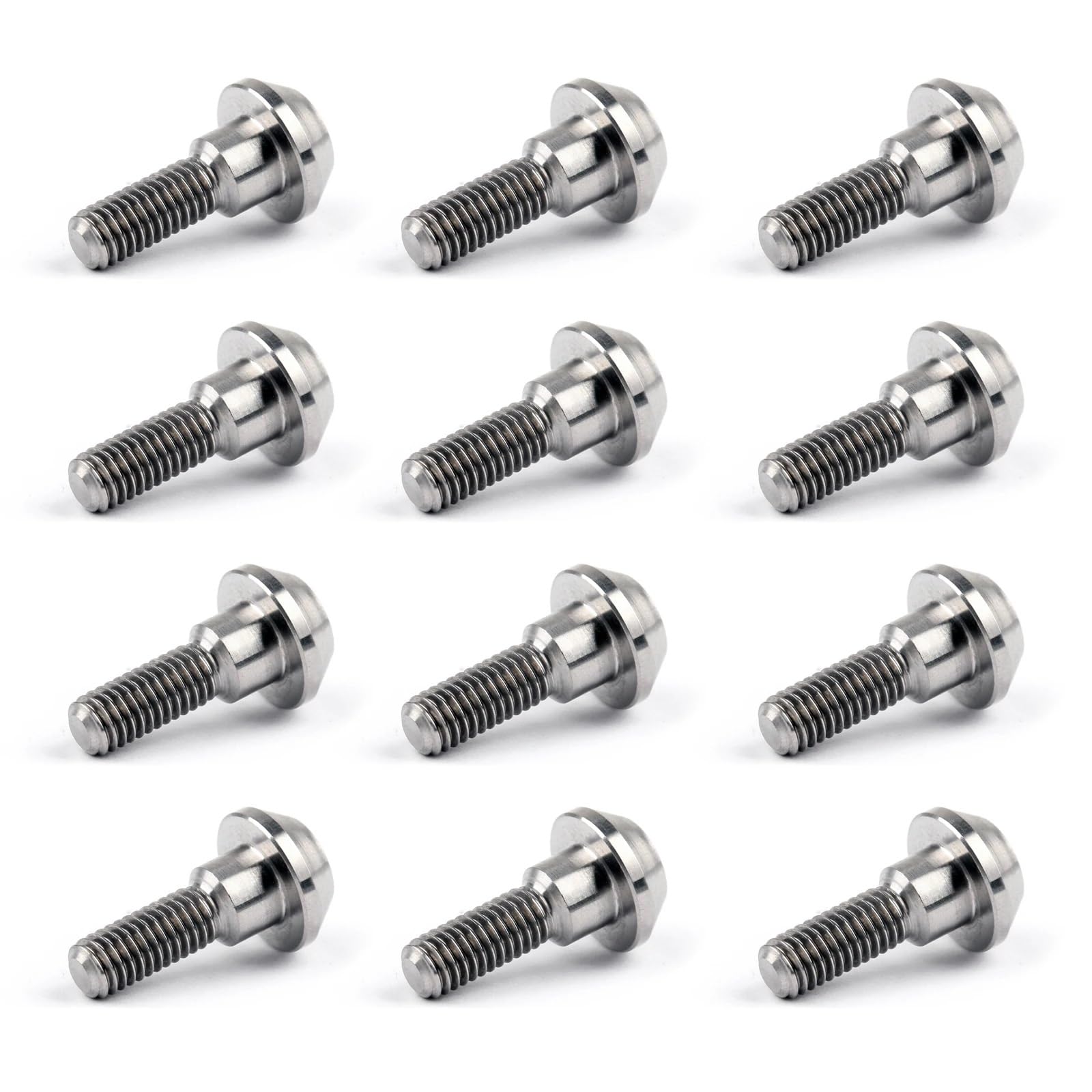 Arretratore Pistoncini Bulloni per rotore Freno a Disco M6 x 20 mm in Titanio/Ti Adatti per Suzuki GSXR Adatti per Viti Disco Freno Yamaha R1 R6 YZF(12PC)