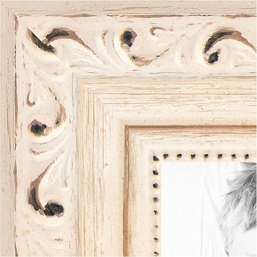 Miniatura 4 de ArtToFrames WOMD11234 - Marco de fotos blanco de 11 x 14 pulgadas, para póster de madera personalizada de 1.25 pulgadas con cuentas, para arte o