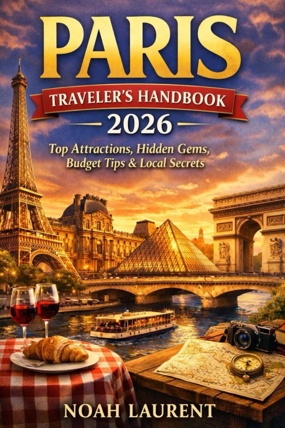 Paris Traveler's Handbook 2026: Top Attractions, Hidden Gems, Itineraries, Budget Tips & Local Secrets for First-Time and Returning Visitors      Paperback – Large Print, February 20, 2026