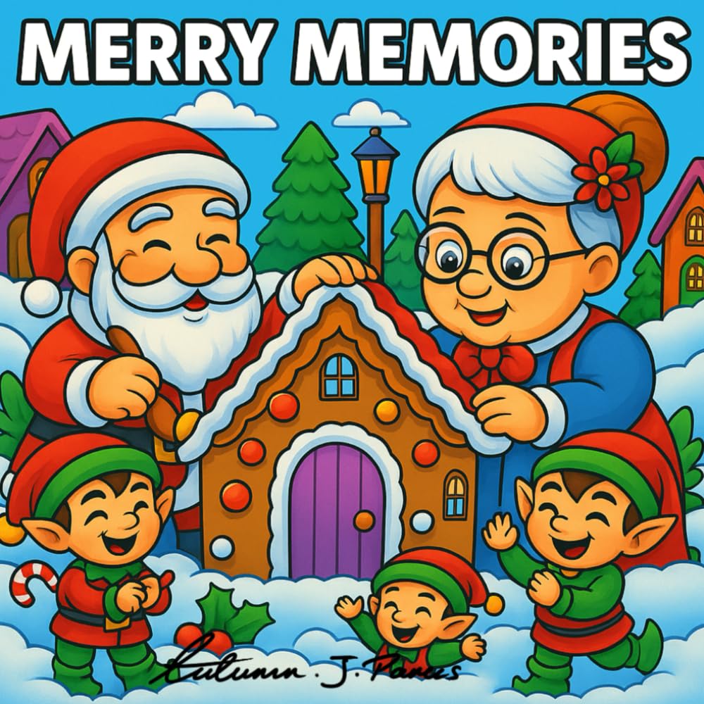 Merry Memories: A Timeless Christmas Colouring Book Filled with Peace and Joy!