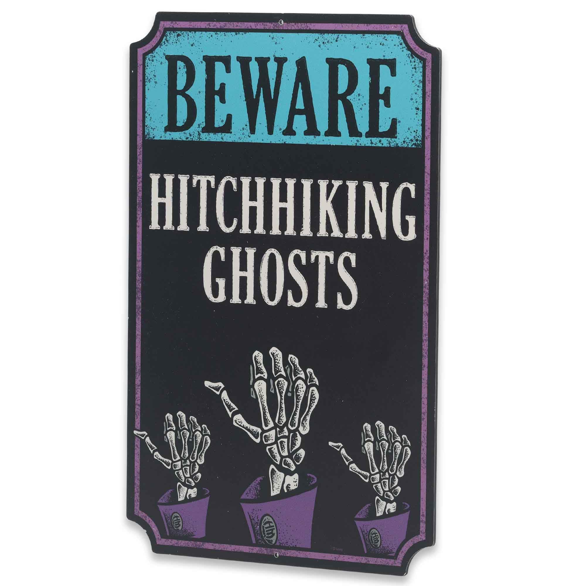 ホーンテッドマンション　ディズニー　ヒッチハイカー　ハロウィン　壁掛　金属 Amazon.co.jp: ディズニー ホーンテッドマンション Beware of