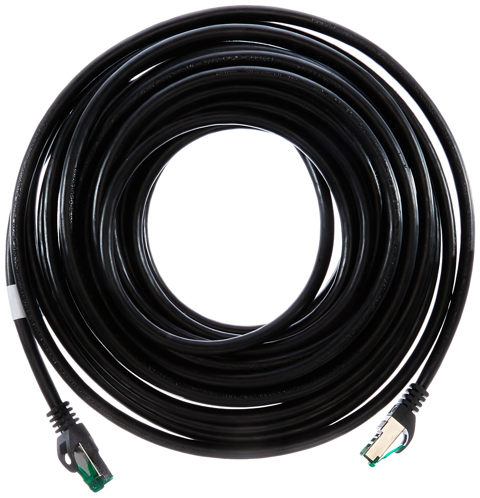 Good Connections® PREMIUM Cat. 6A OUTDOOR Patchkabel - 10 m - IP66 mit Rastnasenschutz - 10-GIGABIT, KUPFERLEITER / CU - S/FTP, PiMF - 500MHz - für den Außenbereich, UV- und Wasser resistent - SCHWARZ