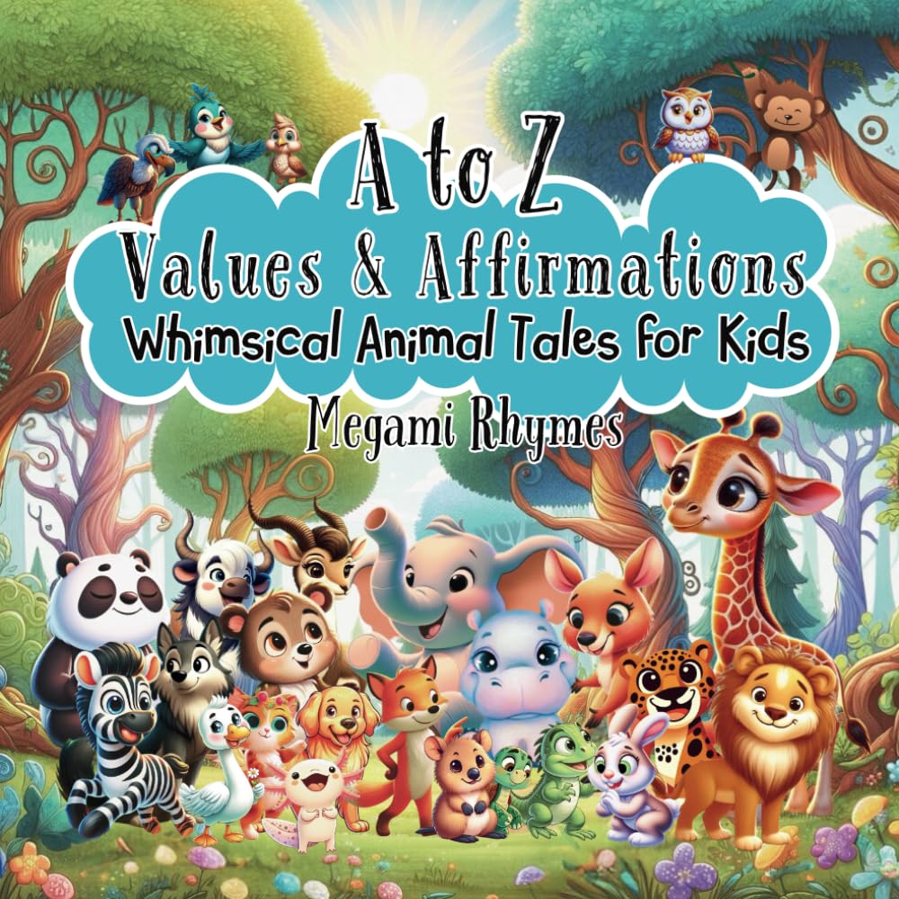 A to Z Values and Affirmations: Whimsical Animal Tales for Kids