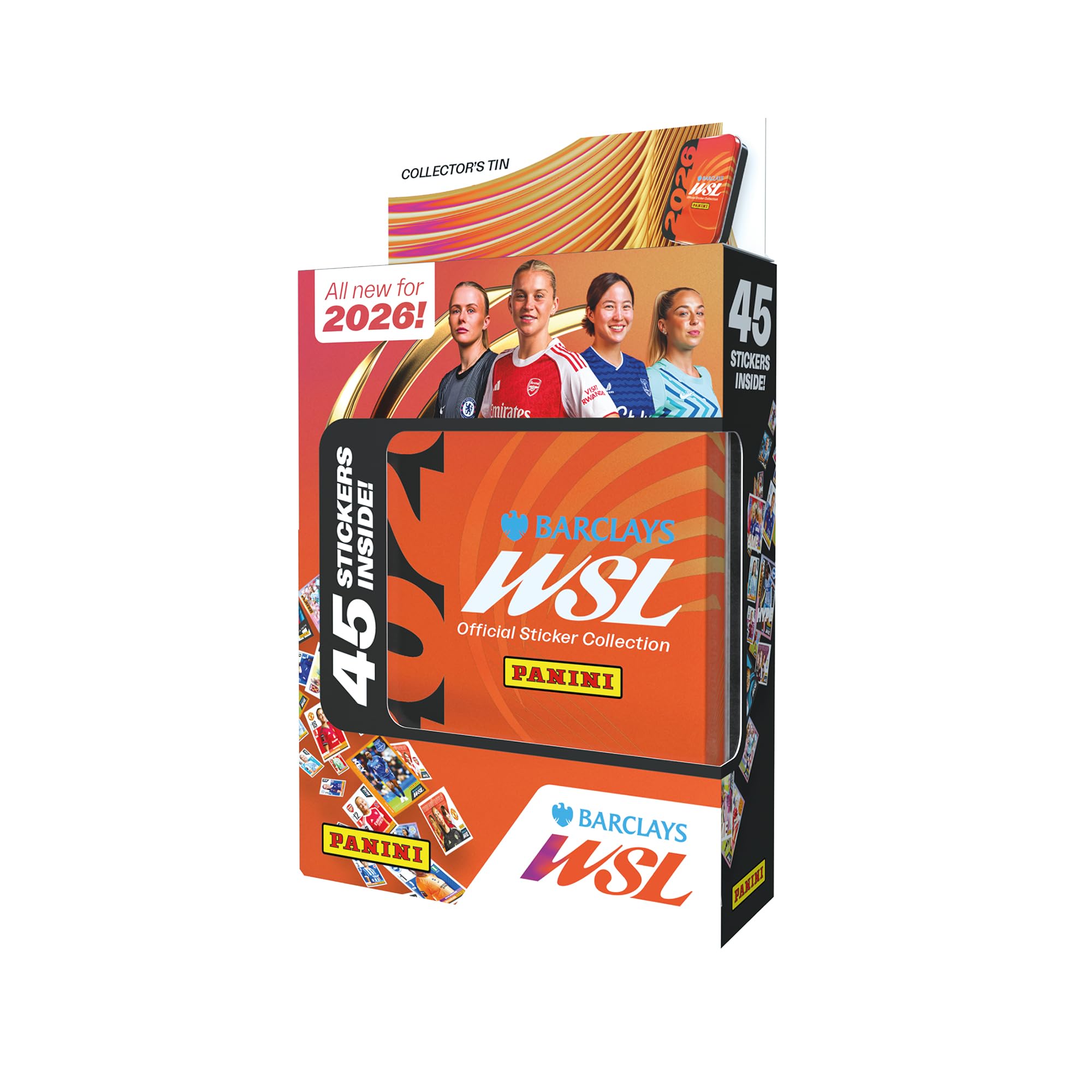 Panini Barclays Women’s Super League Official Sticker Collection 2026 - Pocket Tin