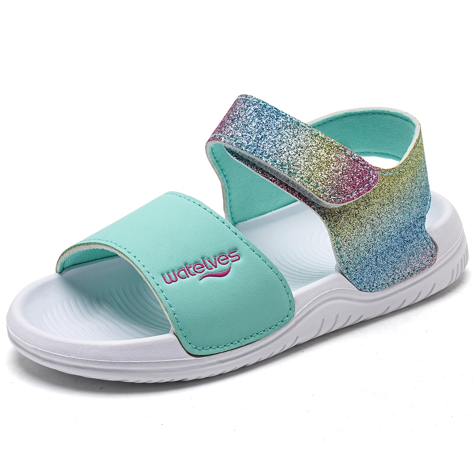 WateLves Kids Sandals Toddler Summer Sandals Adjustable Hook and Loop Strap Sport Sandal Shoes