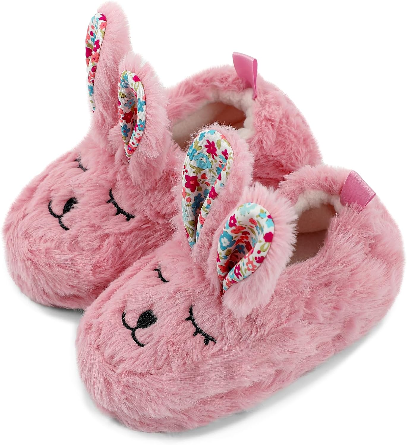 KAKU NANU Toddler Kids Slippers Cute Animal Cartoon Shoes Girls Boys Warm Fleece Winter Household Slippers - Image 5