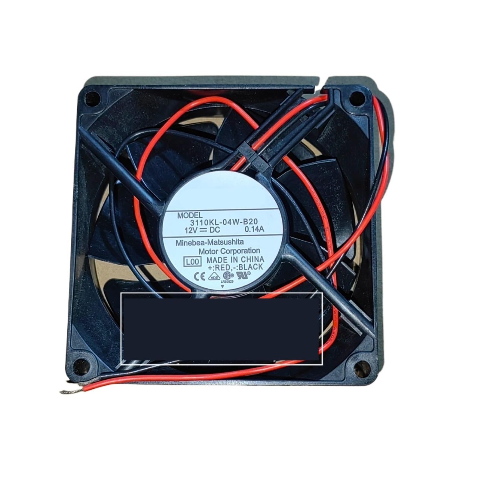TYHUJKKL 3110KL-04W-B20 8025 12V 0.14A two-wire cooling fan