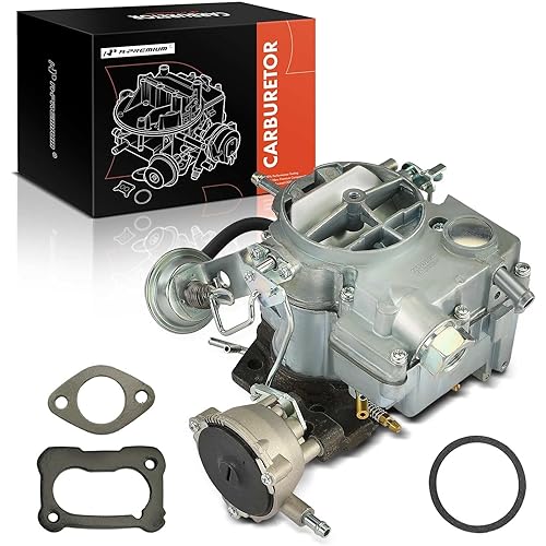 A-Premium 2 Barrel Carburetor Compatible with Rochester 2GC Chevrolet Chevy Small Block Engines 5.7L 350Cu 1970-1980, 6.6L 400Cu 1970-1975, Large Base