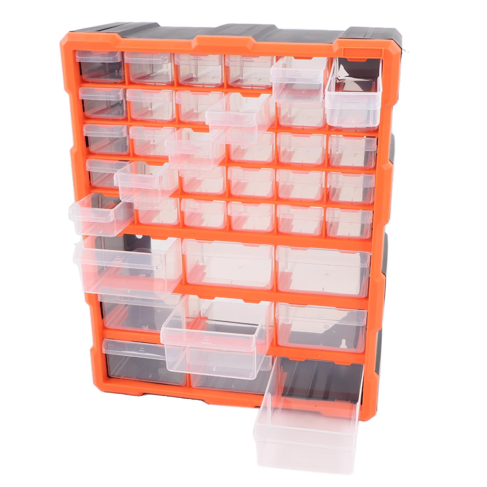 Generic 39 Organizzatore per Cassetti Armadietto Portaoggetti Artigianale Punte per Utensili Fai-da-te Unità di Stoccaggio in Plastica Viti da Officina e Minuteria Armadietto per
