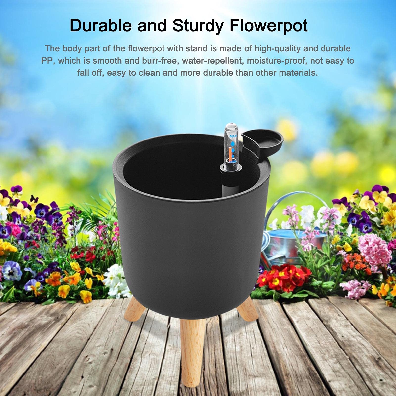 Selbstbewssernder Blumentopf Pflanzentopf Pflanztopf Standhocker  Bewsserung Blumentopf Modern Dekorativer Blumentopf Pflanztopf Aussaat  Kinderzimmer ...