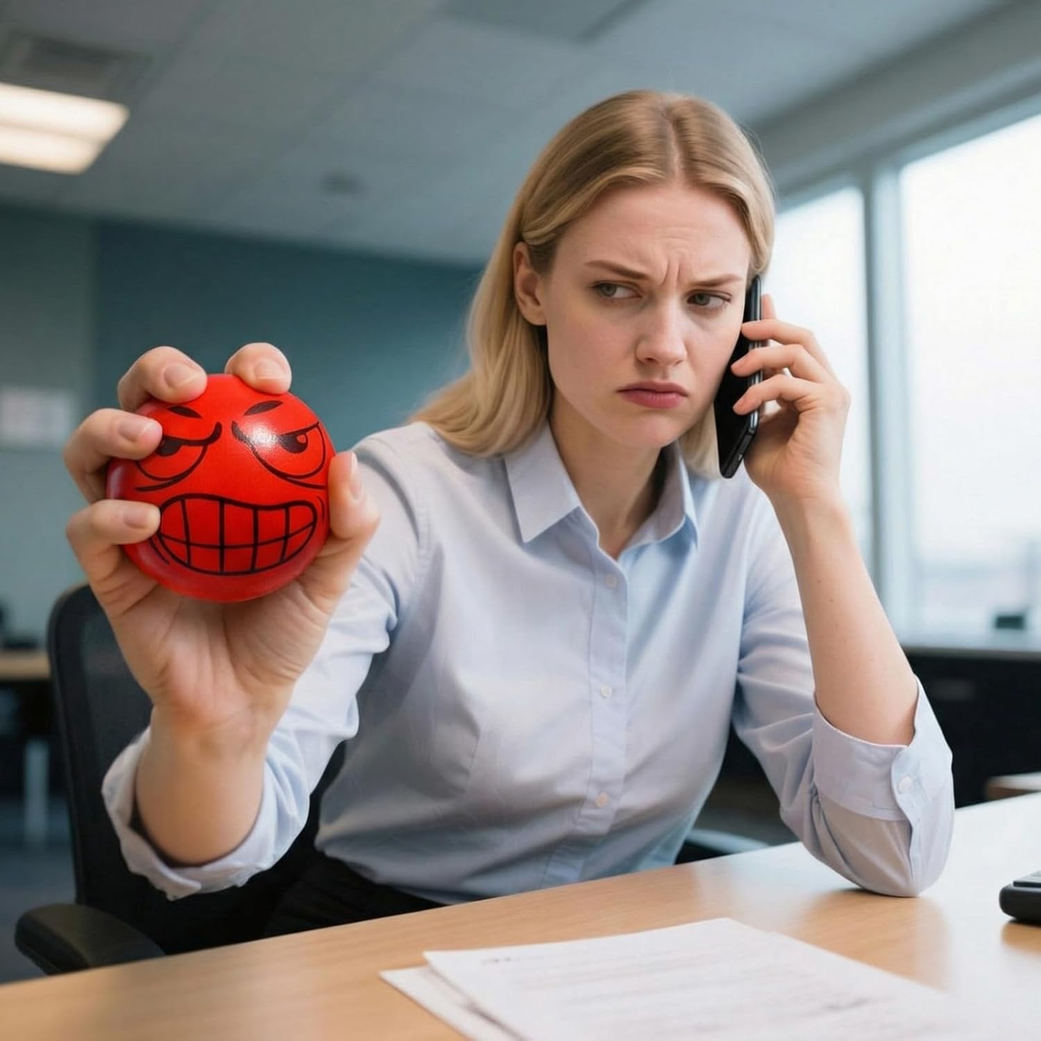 Libima 100 Pcs Face Stress Balls 2 Inch Funny Colorful Emotion Foam Balls for Class Prizes, Office Stress Relief, Party Favors & Kids Gifts (8 Expressions)