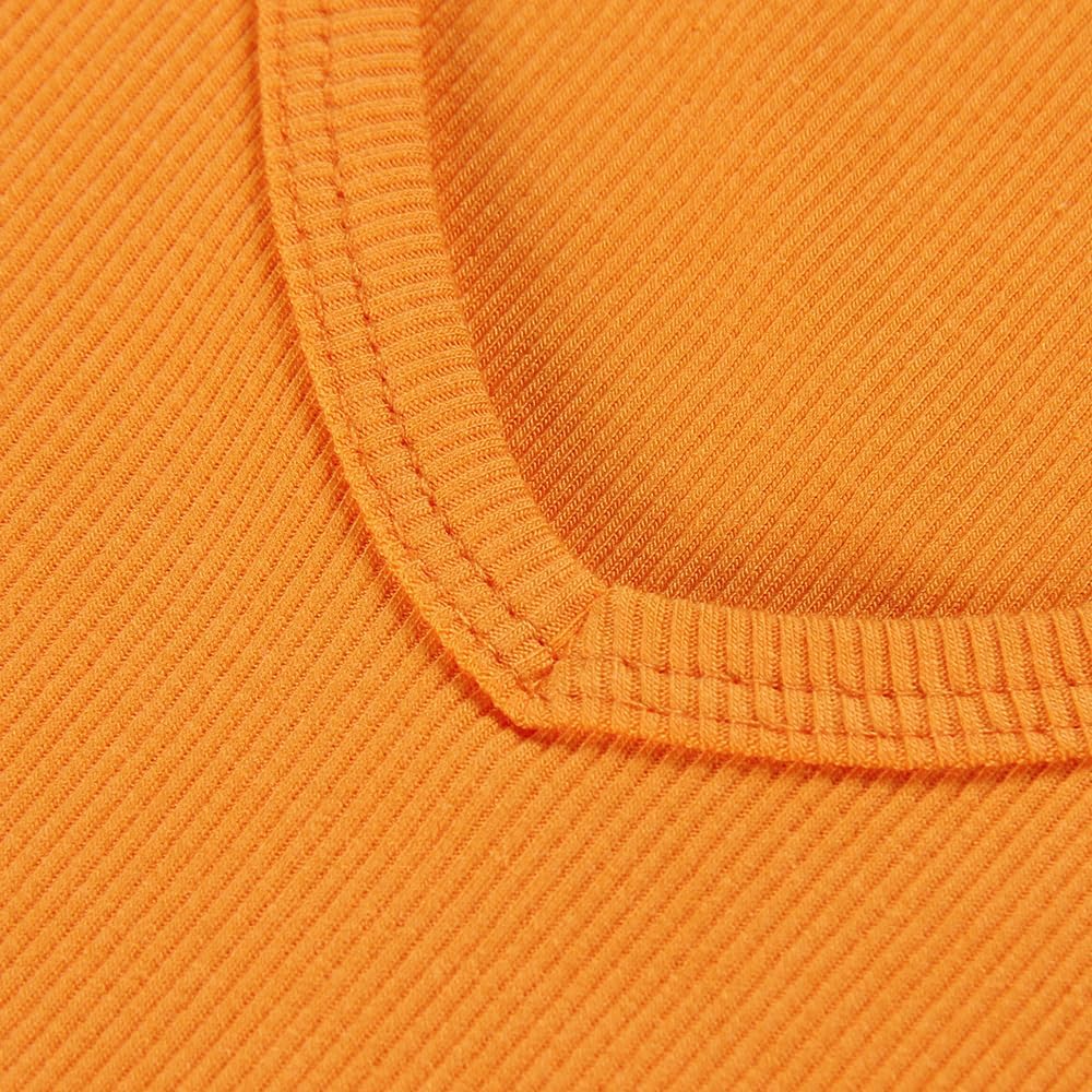 Artfish Women's Sleeveless Shirt Ribbed Fitted Scoop Neck Basic Crop Tank Top Cropped - Image 3