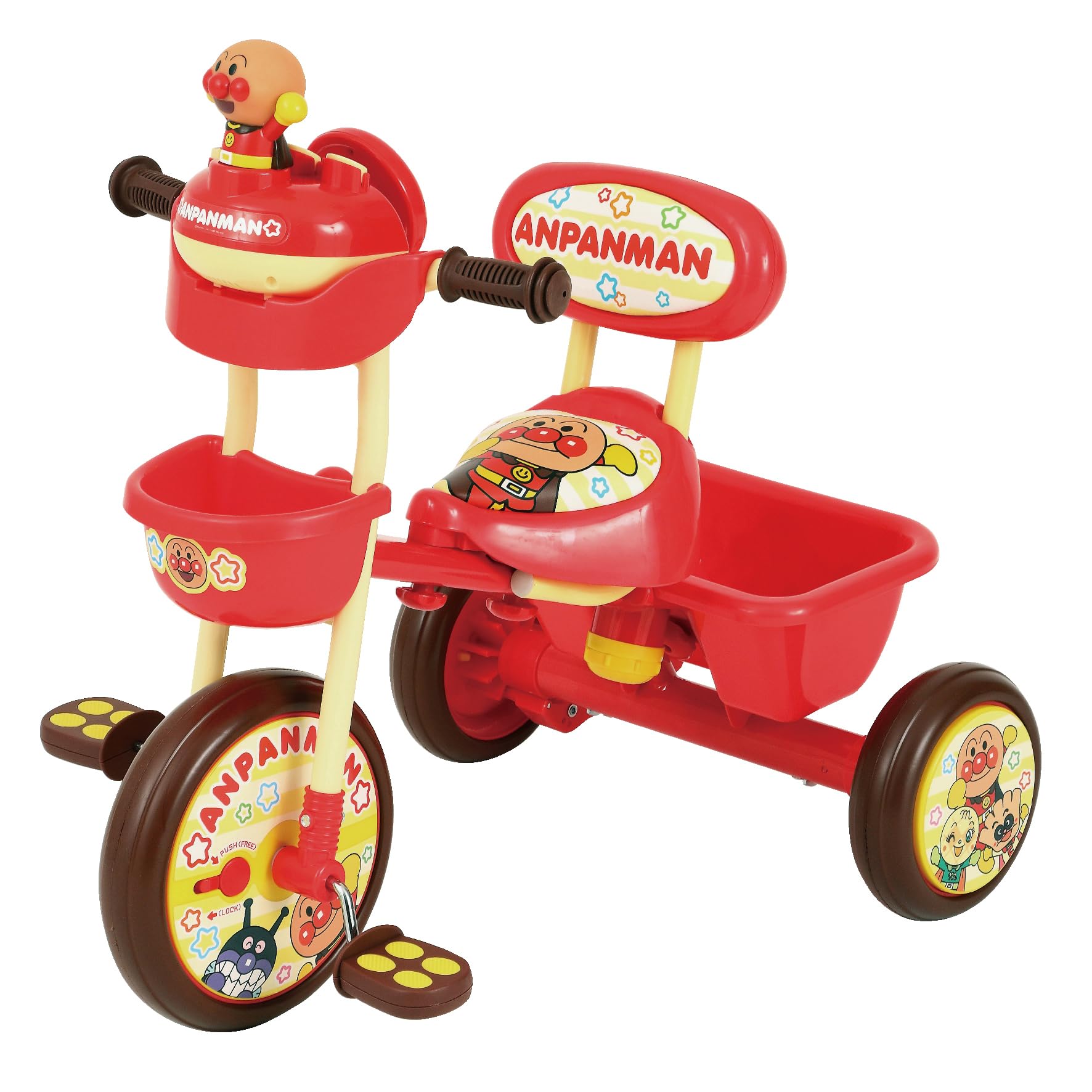 Amazon.co.jp: ブザー付きおでかけ三輪車 おしゃべりアンパンマンSP