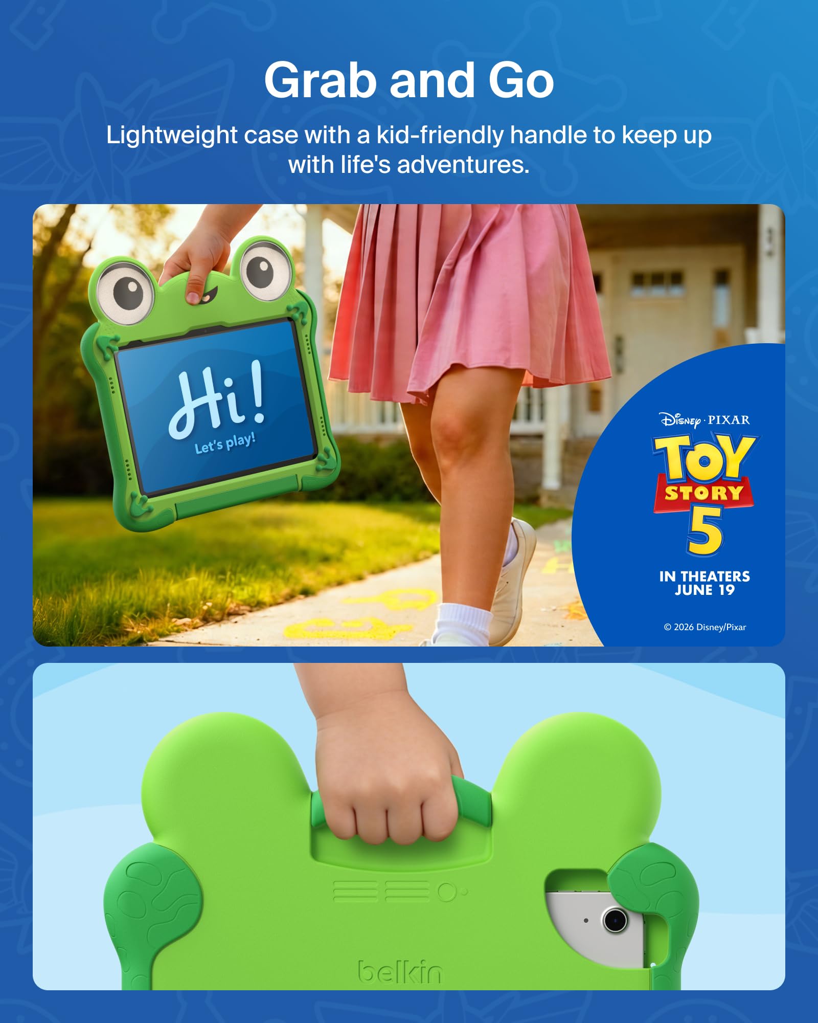Disney Pixar iPad Toy Story 5 Lilypad Cover by Belkin for iPad A16