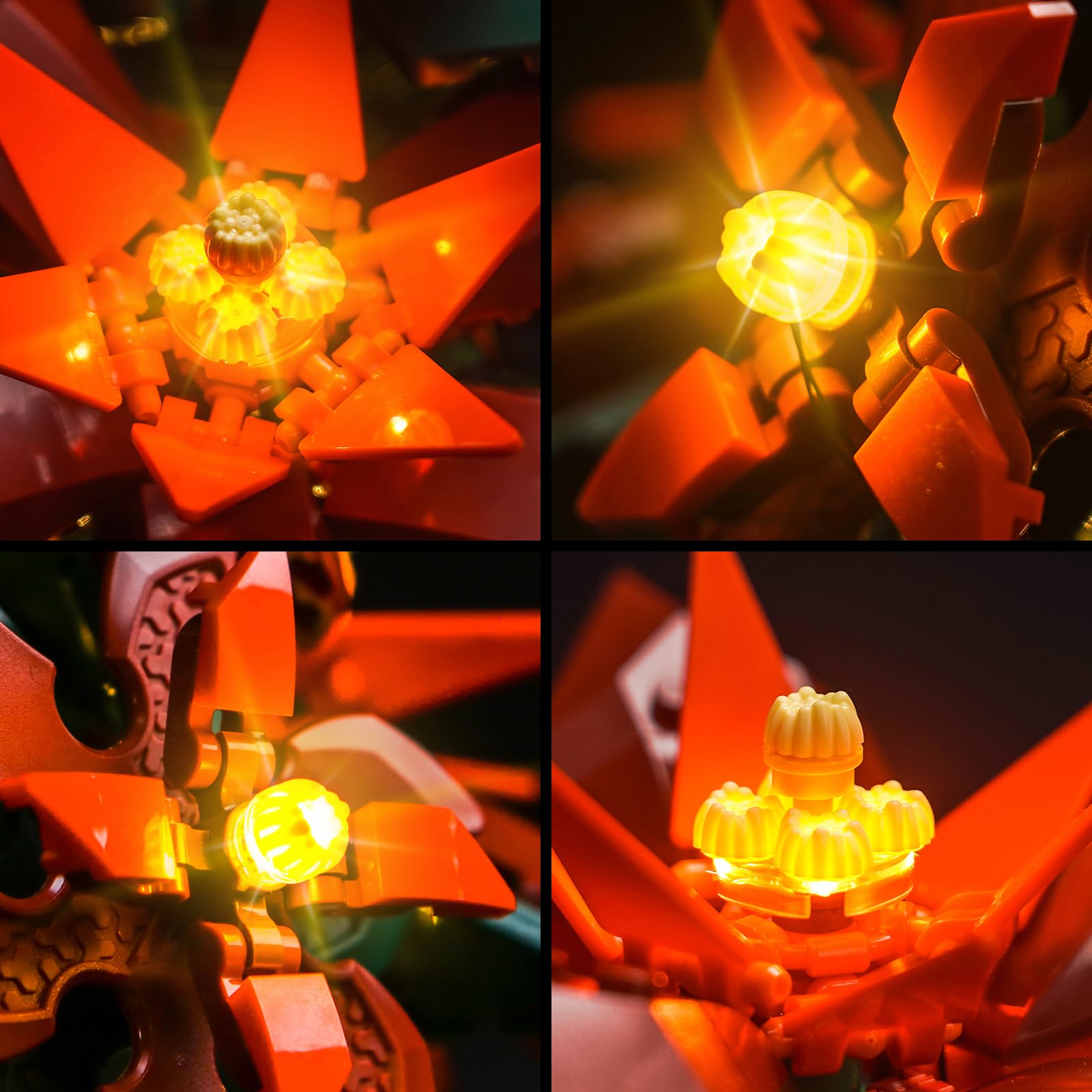 Led Light Set Compatible with Lego 10370 Poinsettia (No Model), Decoration Lighting Set for 10370 Poinsettia Creative Toys - Image 2