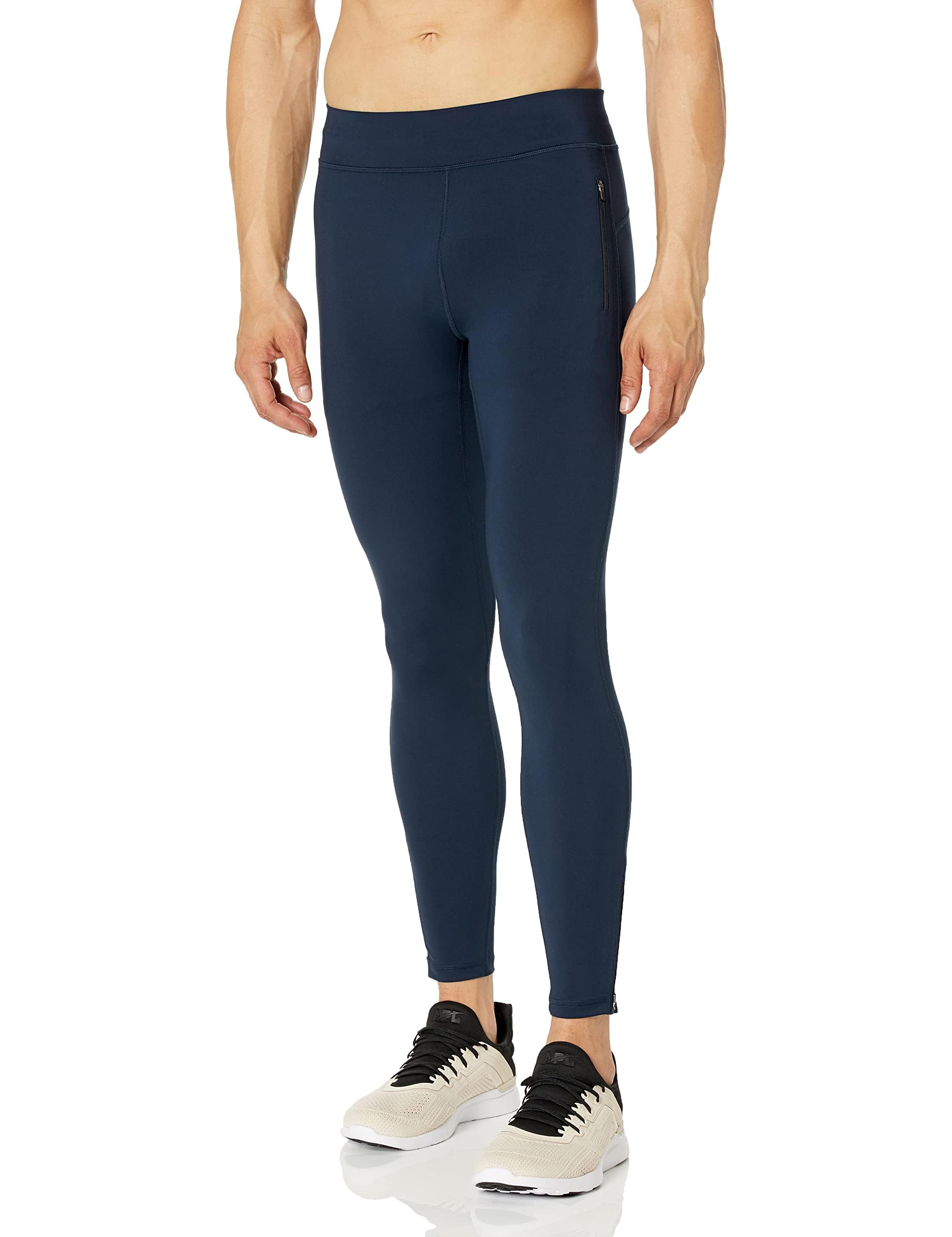 Amazon Essentials Men's Active Sculpt Tight, Navy, Small