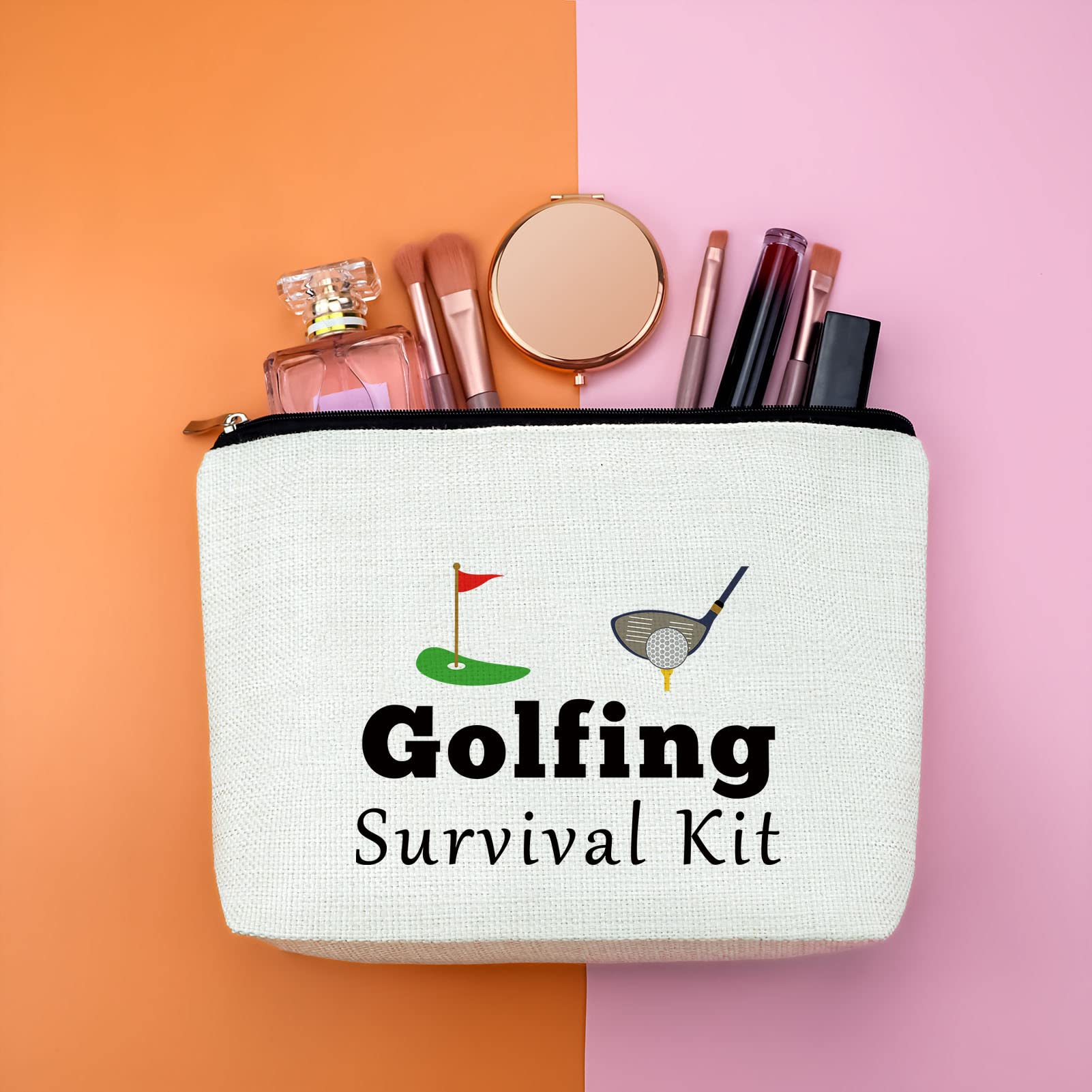 Prezenty golfowe dla miłośnika golfa kosmetyczka torba na kosmetyki dla drużyny golfowej prezenty dla kobiet golfisty prezenty podróżne kosmetyczka dla przyjaciół golfisty kosmetyczka torba na zamek