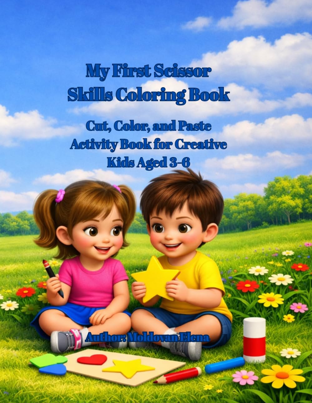 My First Scissor Skills Coloring: My First Scissor Skills Coloring Book