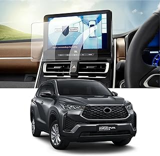 GEAR GUARD - GIVE LIFE TO YOUR DEVICE Hydrophobic Full Screen Protector For Toyota Hycross ZX Accessories 10.1 Inch Infotainment System Protection Film - 10.1" Clear-picture-13