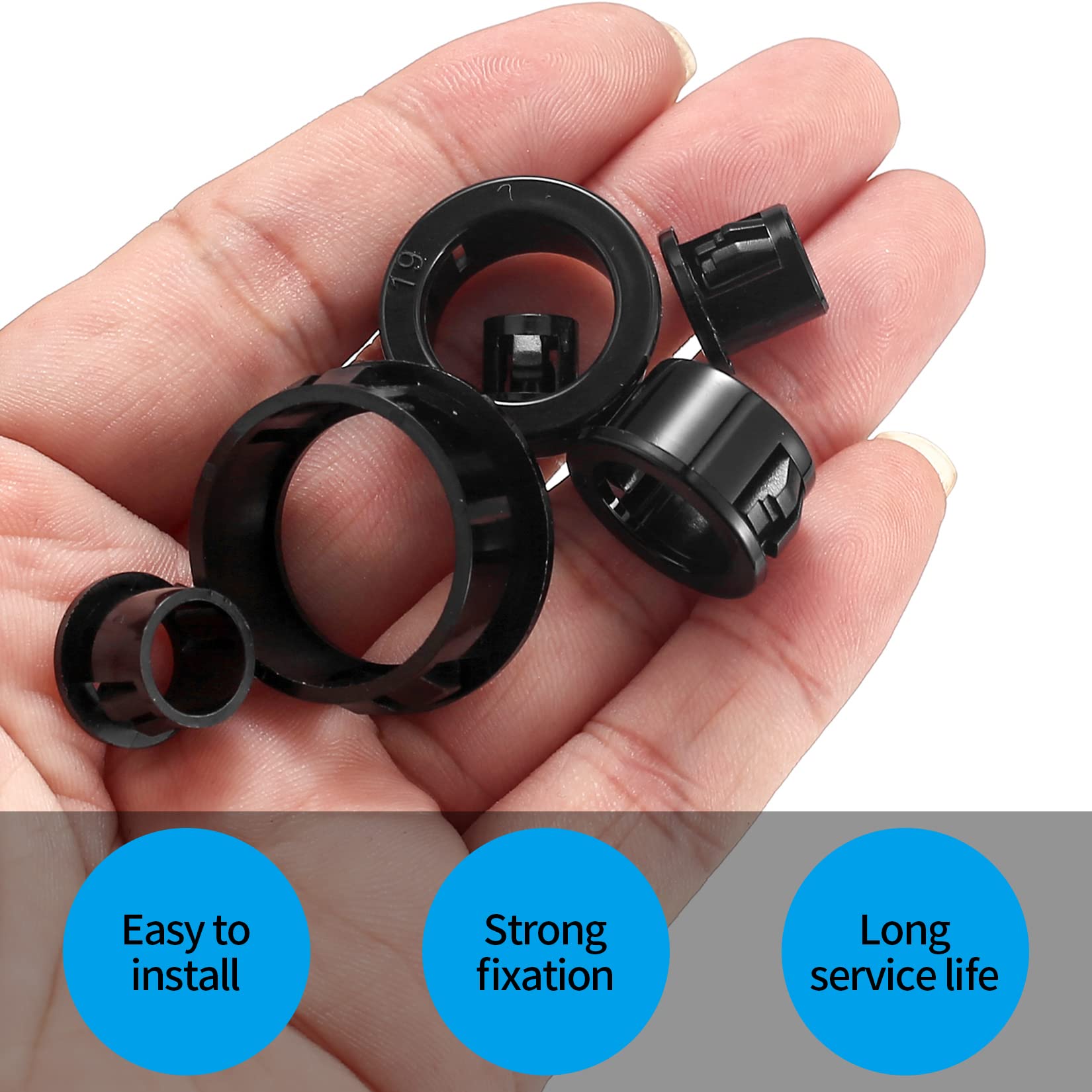 170 Pcs Cable Grommets - Protect Your Cables -4