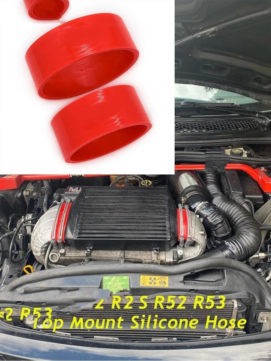 エアサクションパイプ クーパー S R52 R53 スヌートブーツマウントシリコンインタークーラー接続ホース 2000 2001 2