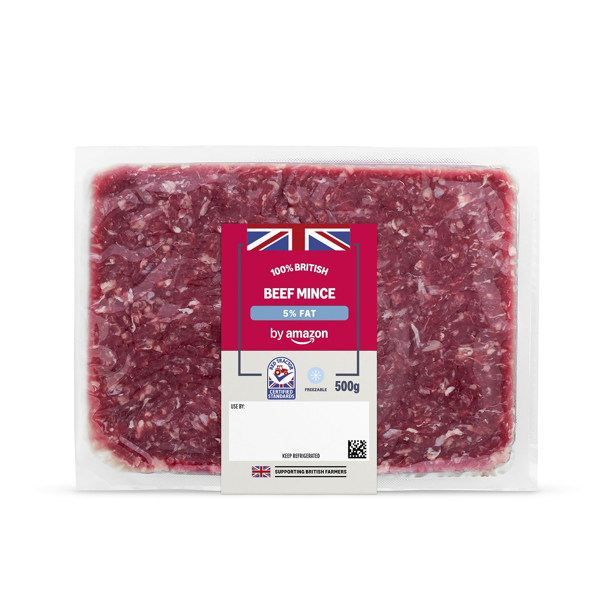 by Amazon 5% Fat British Beef Mince, 500g , Pack of 1