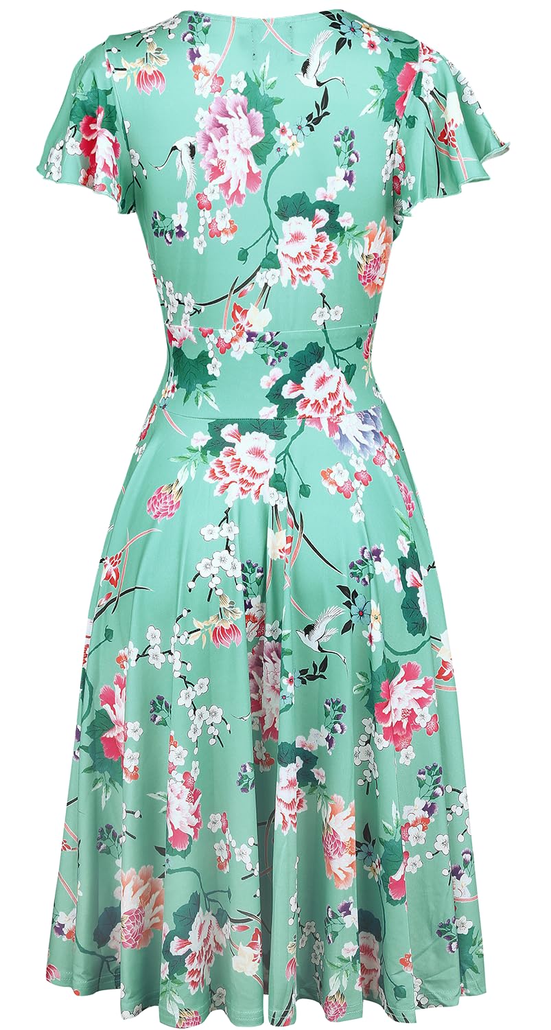Hell Bunny Midori Dress Frauen Kurzes Kleid Mint