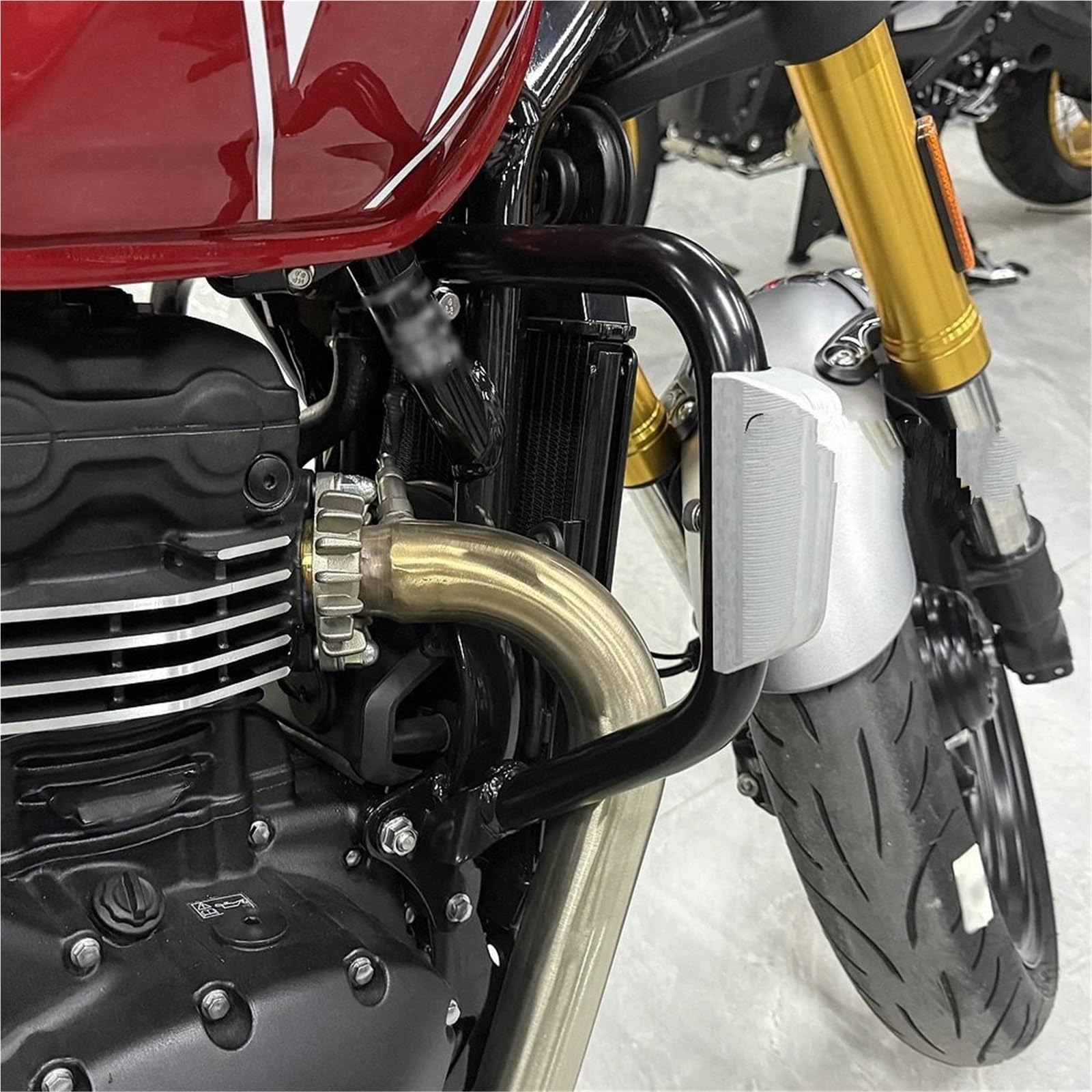 Motocyklowy zderzak CNC Crash Bar anty-upadek osłona silnika FIT dla Speed ​​400 Scrambler 400X 2024 2025 ochrona przed upadkiem
