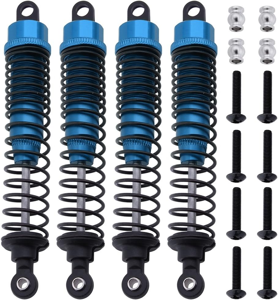 Hobbypark4pcs Aluminum Shocks Absorber Oil Filled 188004 For 1/10 Redcat Volcano Epx/epx PRO Volcano S30 Monster Truck Fit HSP BRONTOSAURUS Replacement