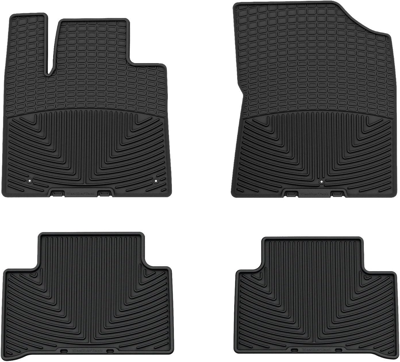 WeatherTech All-Weather Floor Mats for Kia Sorento 1st & 2nd Row (W381-W546), Black