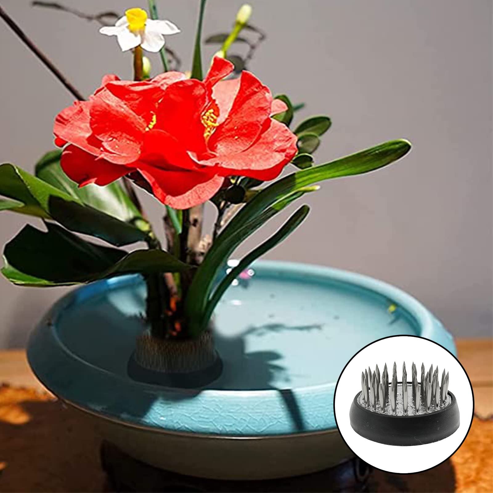 4 Pcs Flower Frogs, Rana per Allestimenti Floreali, Disposizione Fiori Fisso Pin, Resistente e Durevole, für Addobbi Floreali, Creazioni Artistiche, Decorazioni Casa
